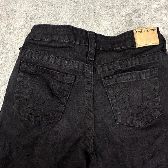 True Religion Kids‎ Shorts Size 16 Geno Cut Off Short black - Picture 4 of 9